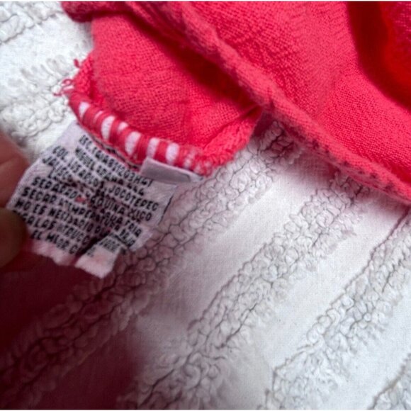 Gauzey Women's V-Neck Sleeveless Asymmetric V. Joyce Dress Pink Size Large New - Picture 5 of 10